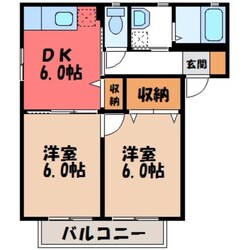 結城駅 徒歩15分 2階の物件間取画像